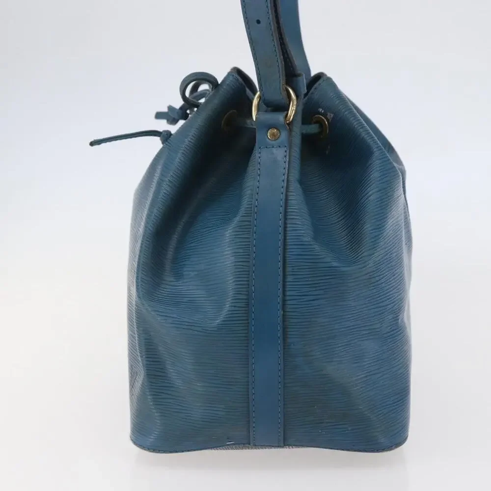 Louis Vuitton Epi Petit Noe Bucket Bag Blue